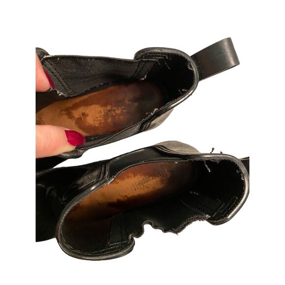 EUC Jeffrey Campbell Pull On Mid Heel Rubber Rain Boots Size 9 - Picture 8 of 11